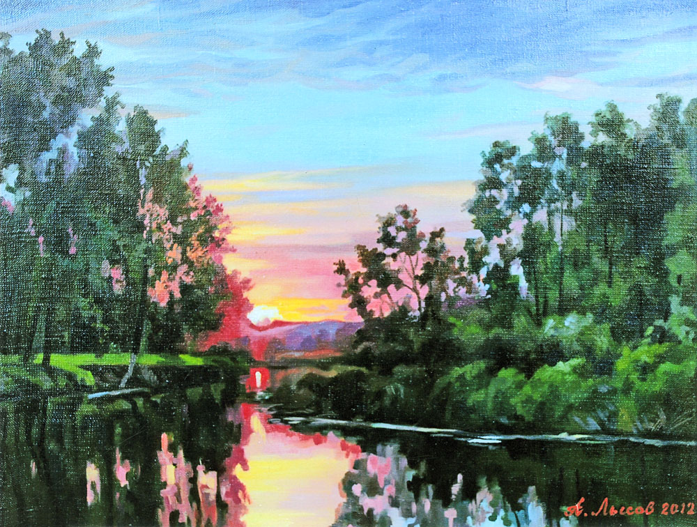 «Захід». 2012. Полотно, олія